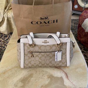 Coach C2851 Kailey Carryall Signature Canvas Light